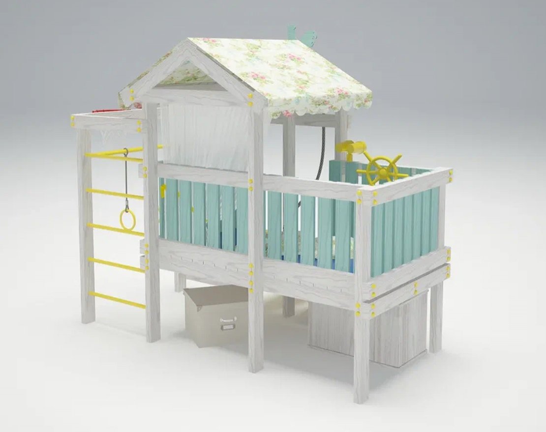 Детский игровой комплекс Весёлый уголок 3 - вид 3