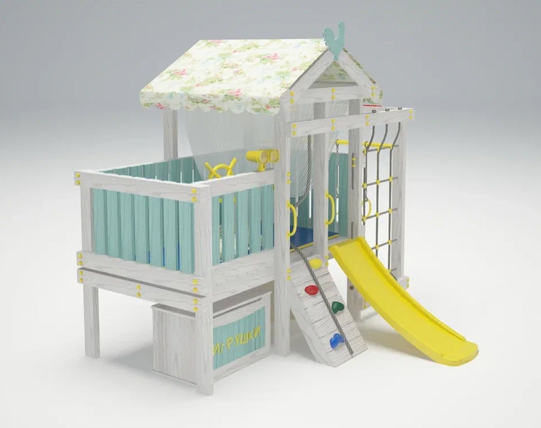 Детский игровой комплекс Весёлый уголок 3 - вид 5