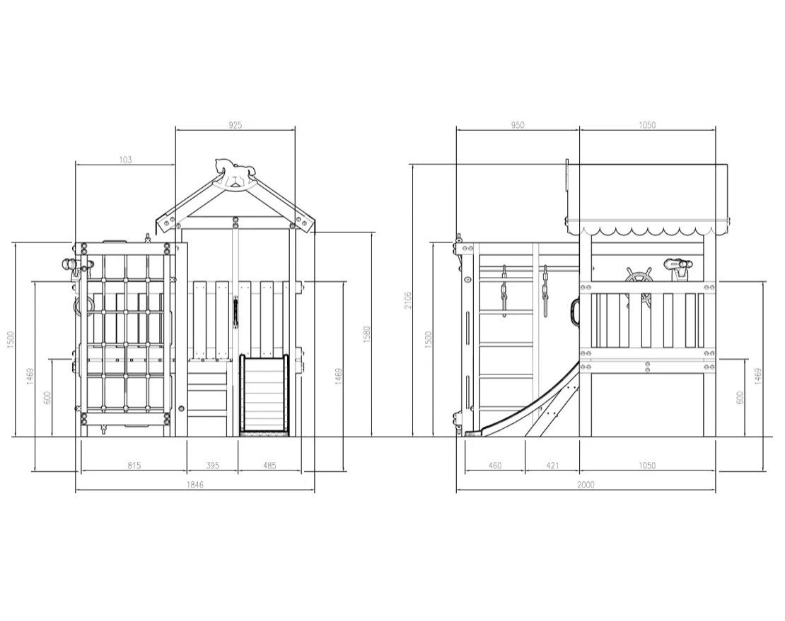 Детский игровой комплекс Игралёнок 1 - вид 5
