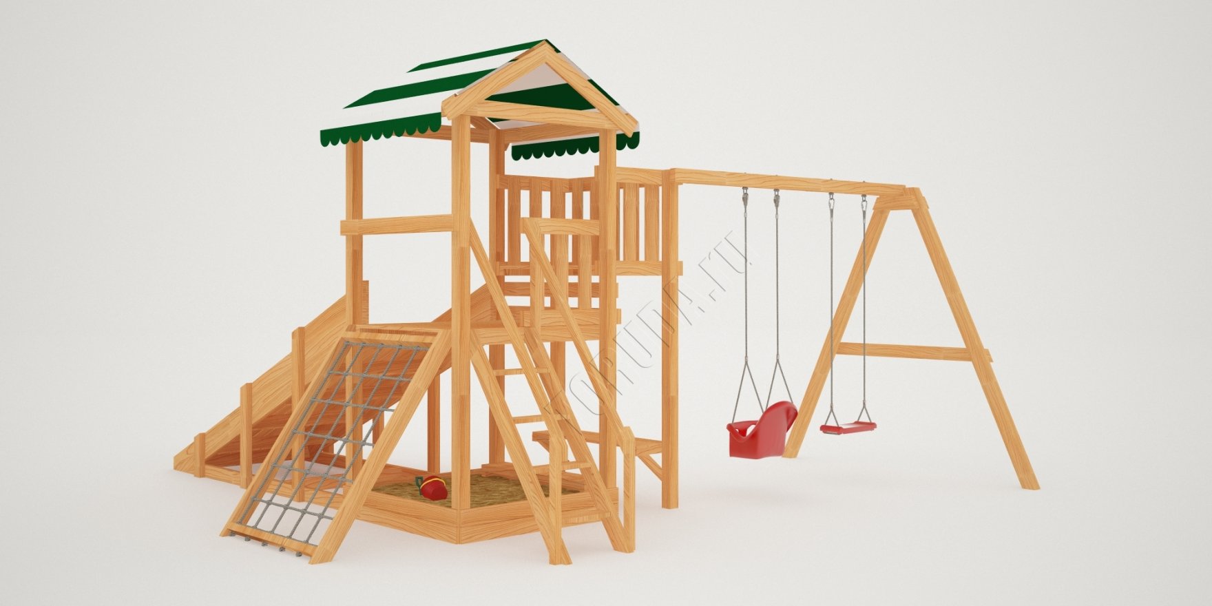 Детская игровая площадка Гарда 2 (всесезонная) - вид 2