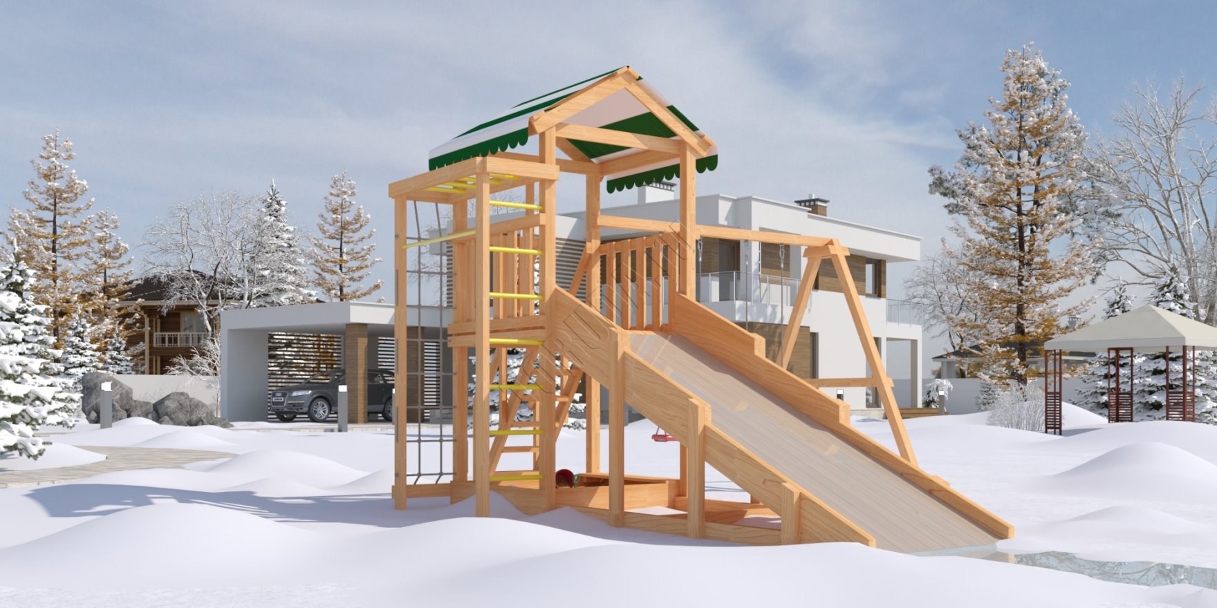 Детская игровая площадка Гарда 5 (всесезонная) - вид 4