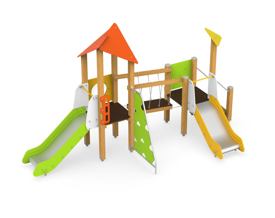 Детский игровой комплекс Лепесток 3 - вид 4