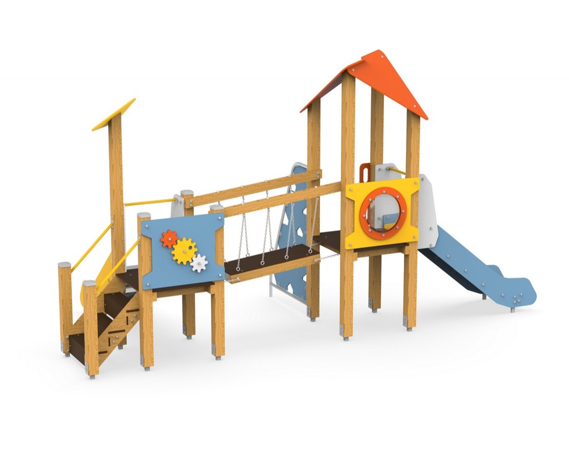 Детский игровой комплекс Лепесток 3 - вид 3