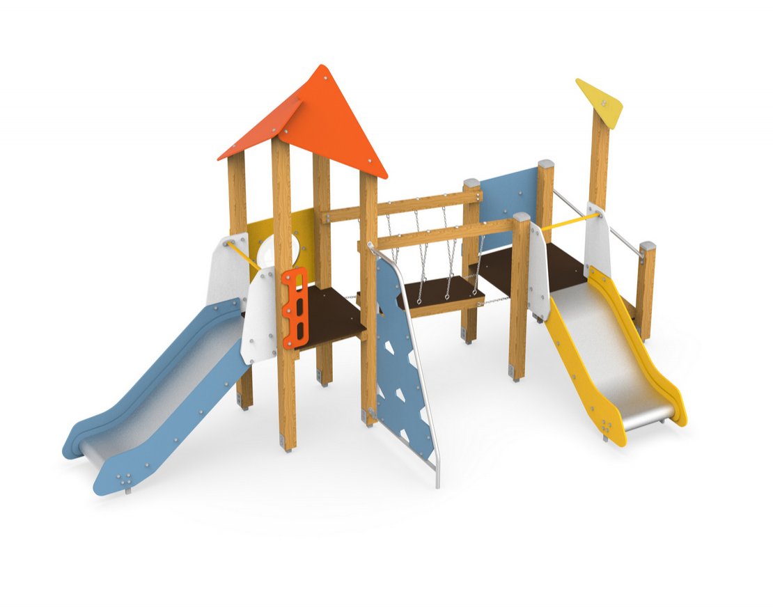 Детский игровой комплекс Лепесток 3 - вид 2