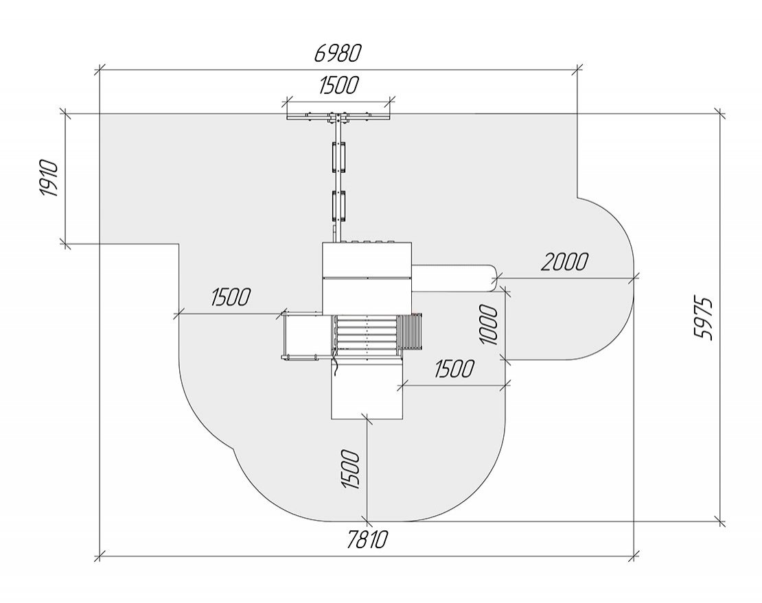 Детская игровая площадка Борге 3 Люкс - вид 2