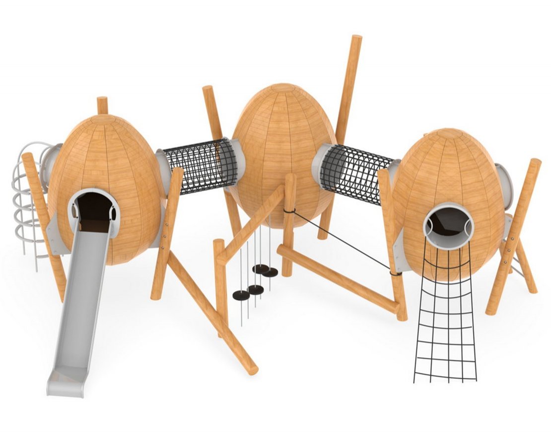 Детский игровой комплекс TORUDA Эко Саранг 3 - вид 3