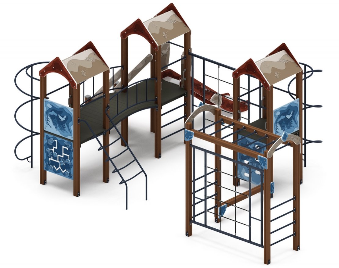 Детская игровая площадка Шёпот скал-12 - вид 4