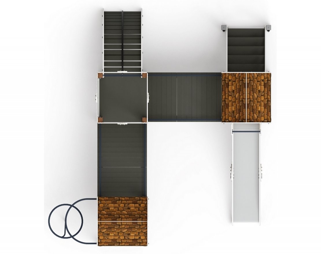 Детская игровая площадка Эко-город приключений-1 - вид 4