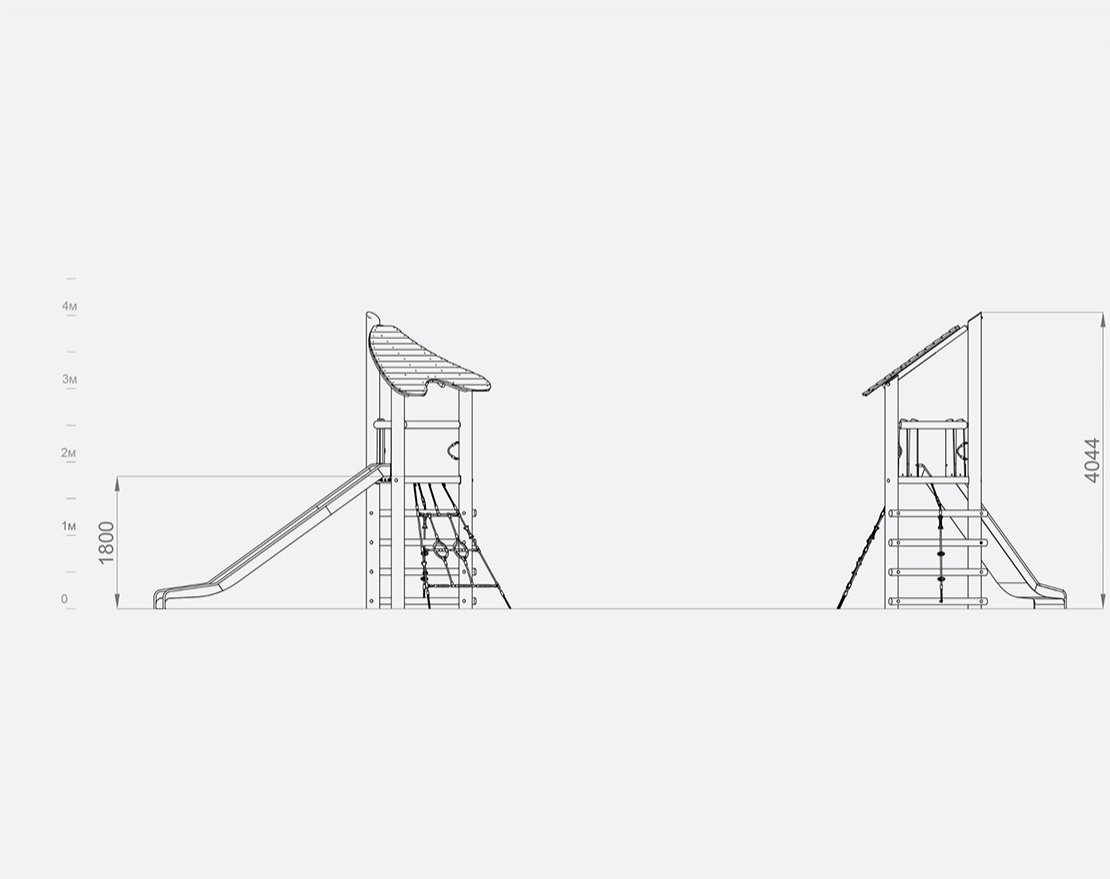 ДЕТСКОЕ ИГРОВОЕ ОБОРУДОВАНИЕ Legno «LE-01.08» - вид 4