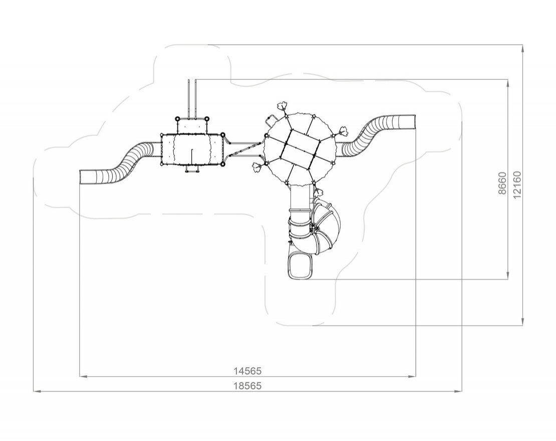 ДЕТСКОЕ ИГРОВОЕ ОБОРУДОВАНИЕ WOODHOUSE «WH-01.08» - вид 3