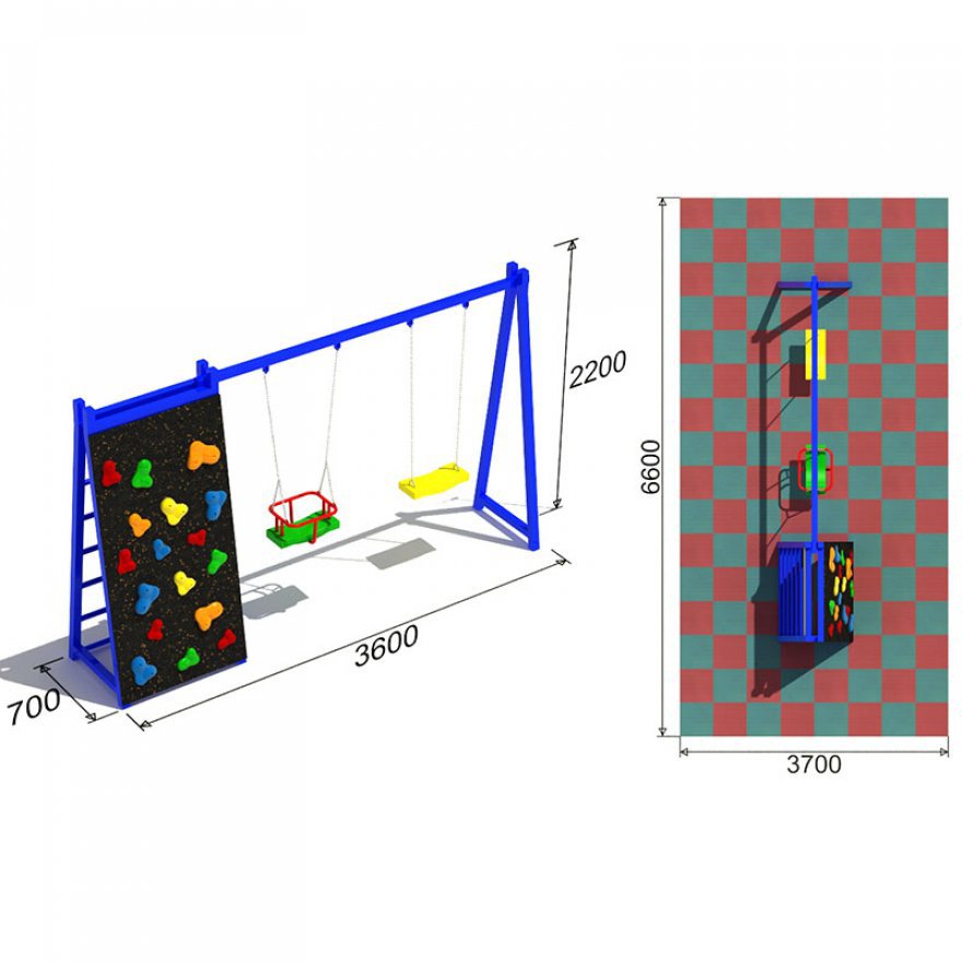 ДСК Качели Спорт 2.2 - вид 3