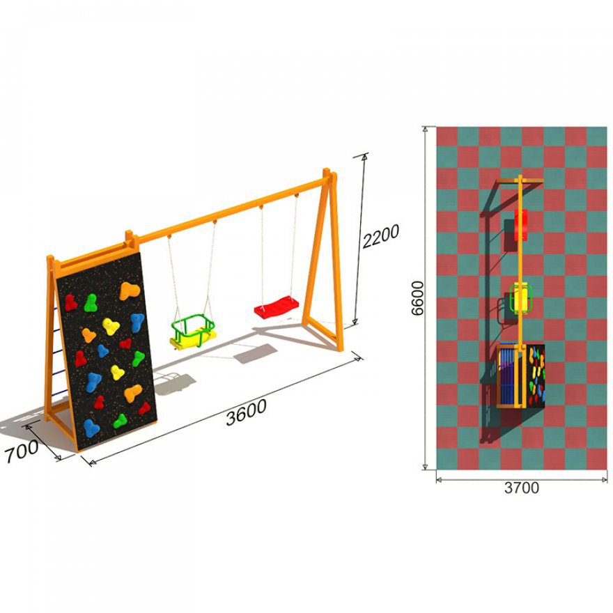 ДСК Качели Спорт 2.4 - вид 3