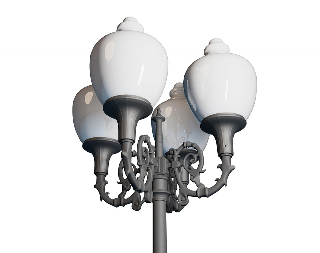 Фонарь уличный Лотос 1 (комплект) - вид 4