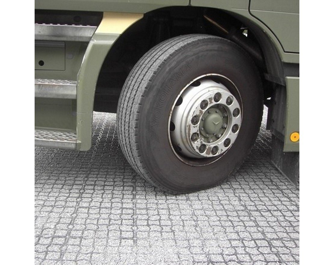 Газонная решетка ERFOLG «Дорога безопасности» черная / под фуры - вид 3