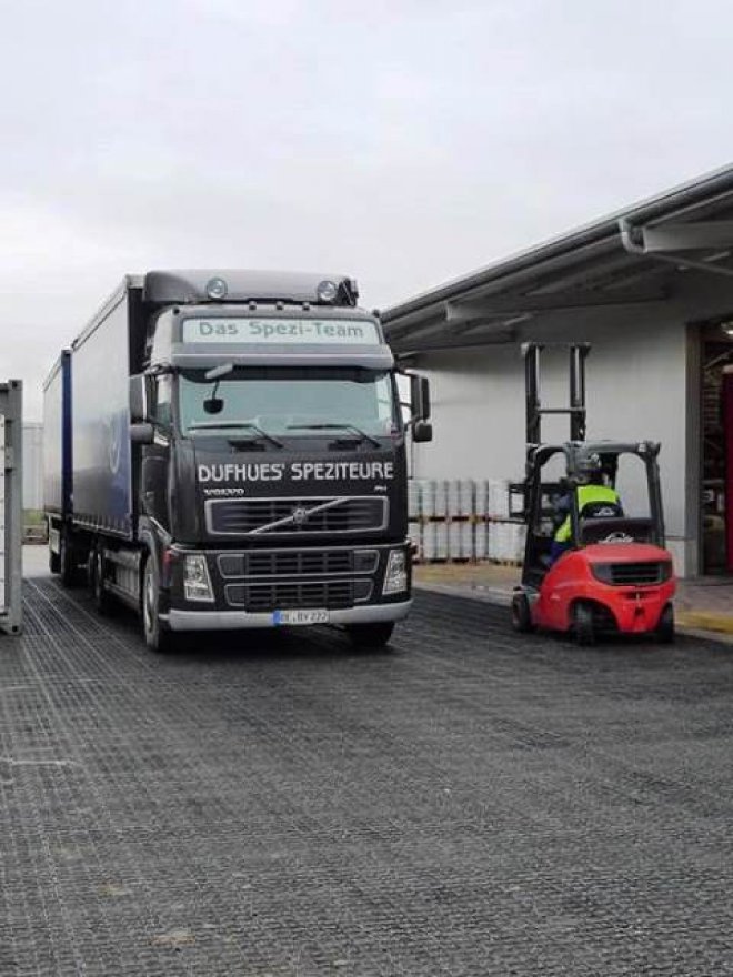 Газонная решетка ERFOLG «Дорога безопасности» черная / под фуры - вид 4