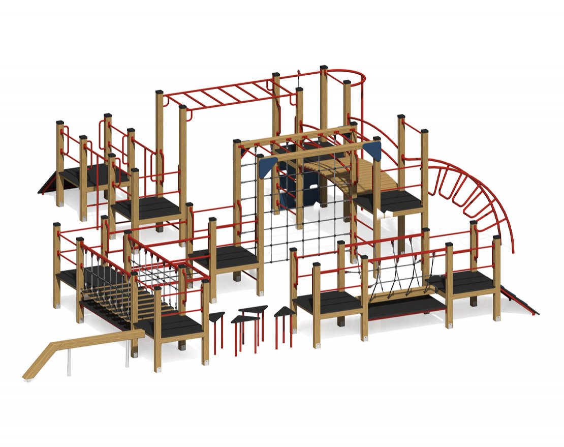 Гимнастический комплекс Чарующий лесок 3 - вид 2