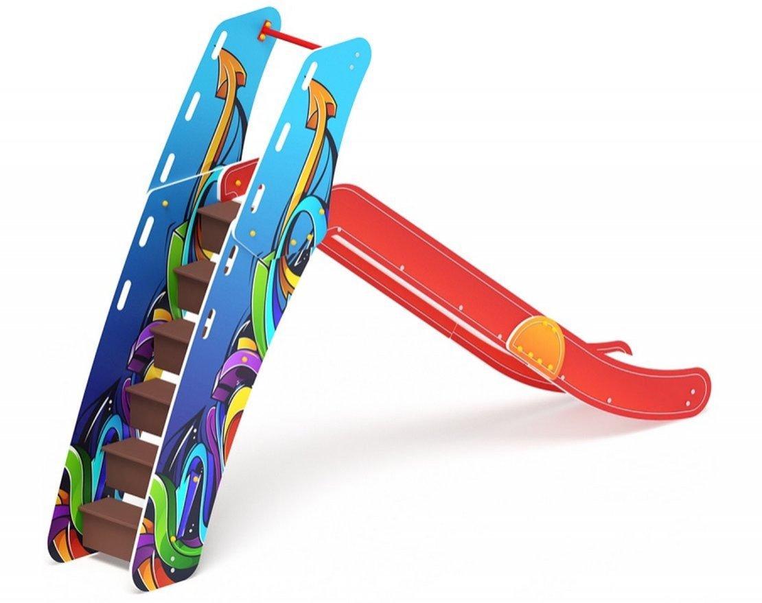 Горка Стрит-арт h=1500 - вид 3