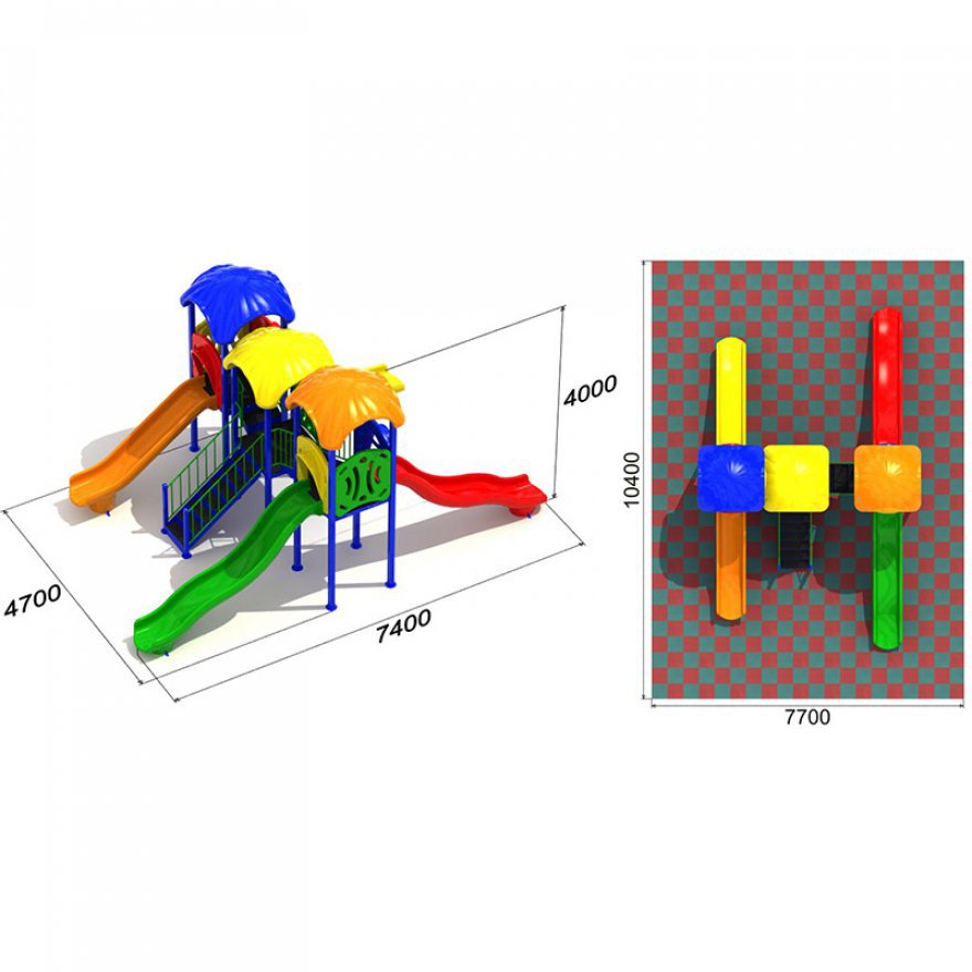 Игровая площадка Холмы 2.2 - вид 3
