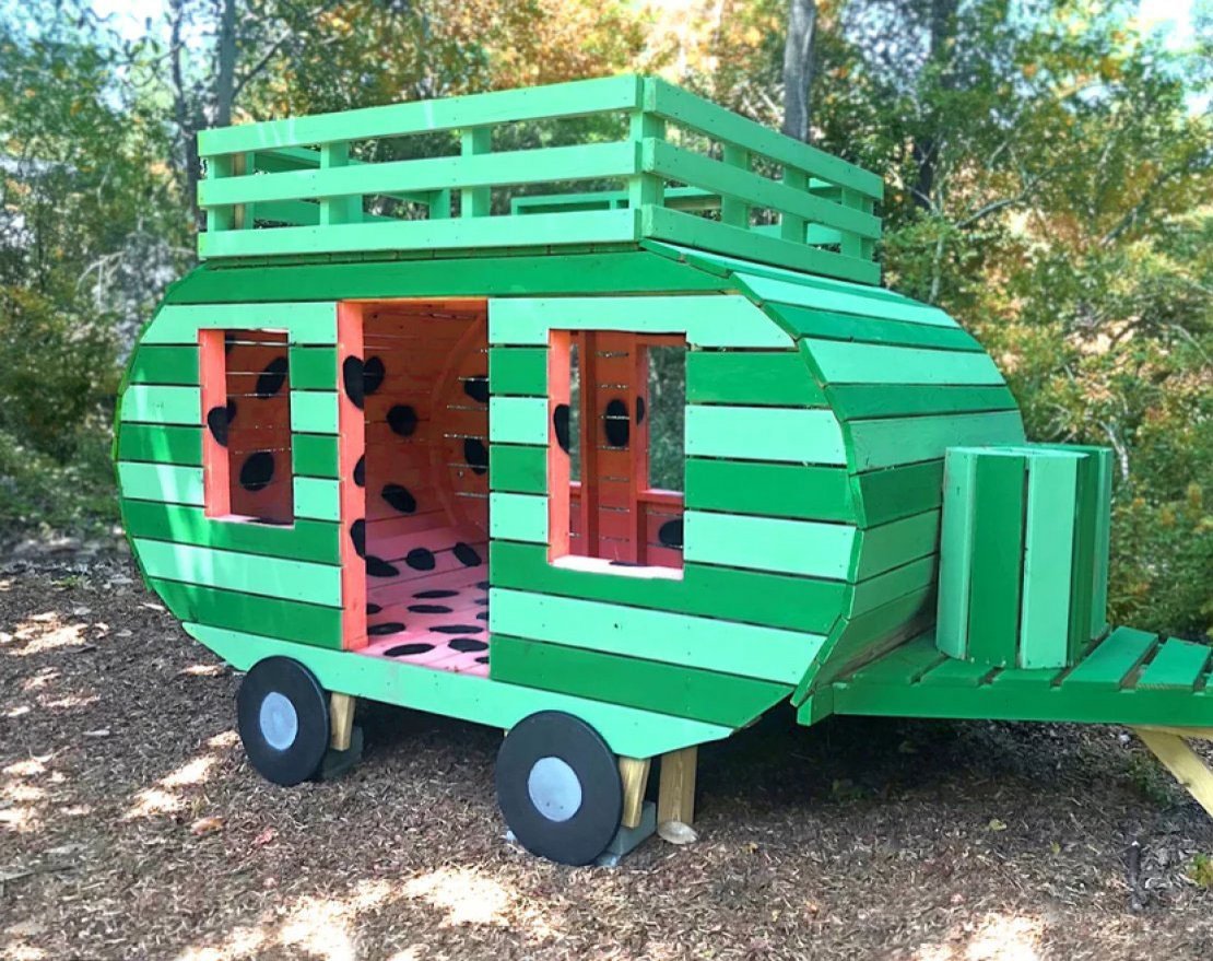 Игровой домик TORUDA WOOD Счастливый фургон - вид 4
