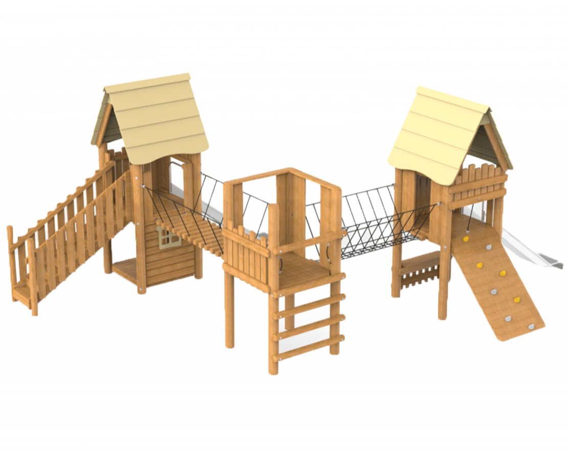 Игровой комплекс TORUDA Эко Фуксия 2 - вид 2