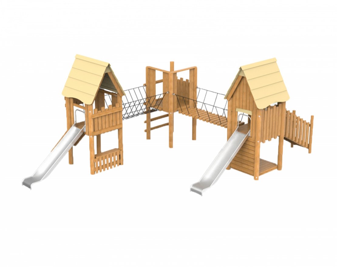 Игровой комплекс TORUDA Эко Фуксия 2 - вид 3