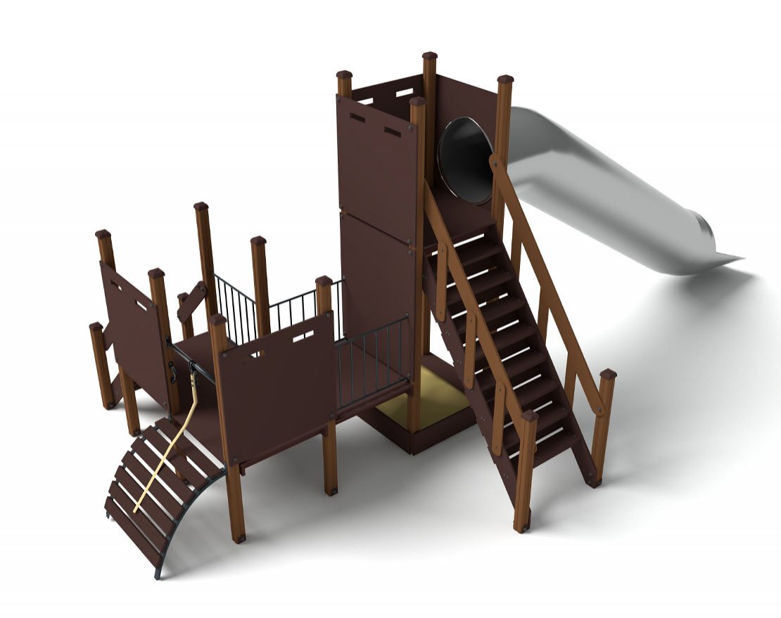 Игровой комплекс Миндаль горка Н-2000 ДИО 10011 - вид 2