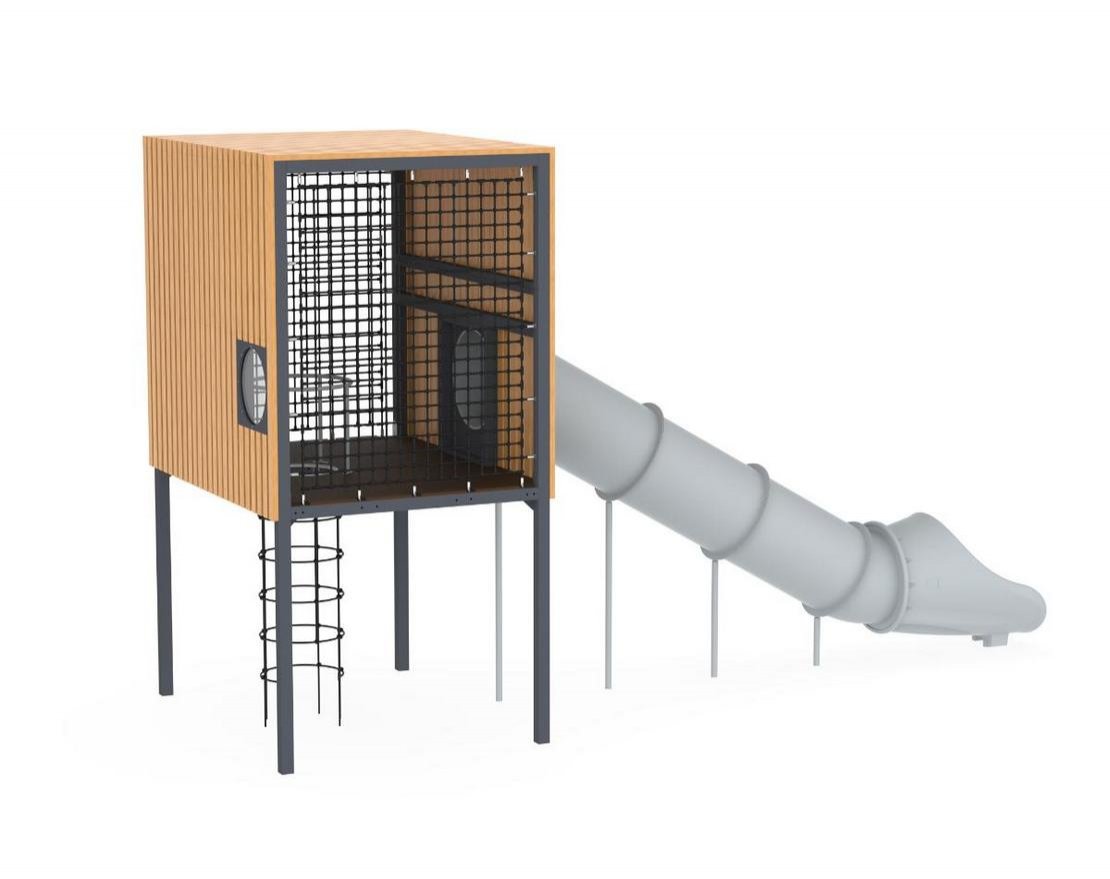 Игровой комплекс Многогранник для лазания - вид 2