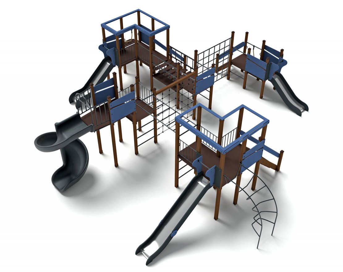 Игровой комплекс Геометрия Н-900,1200 и 2000 ДИО 09030 - вид 3