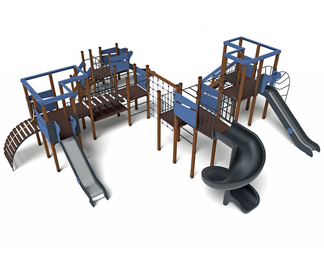 Игровой комплекс Геометрия Н-900,1200 и 2000 ДИО 09030 - вид 2