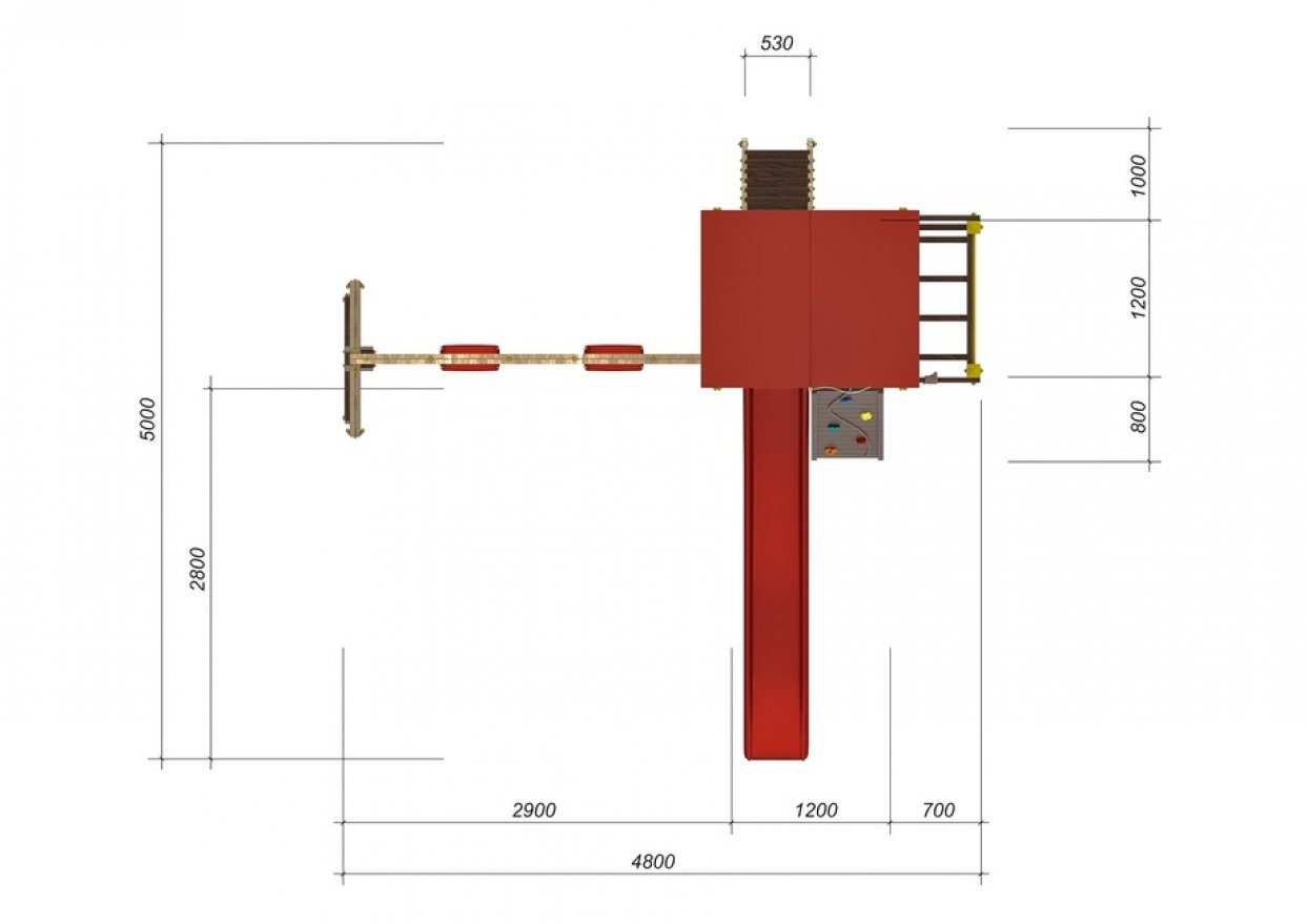 Игровой комплекс «Зайки» - вид 2