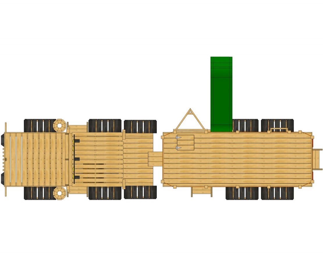 Игровой комплекс TORUDA WOOD Большой грузовик - вид 2