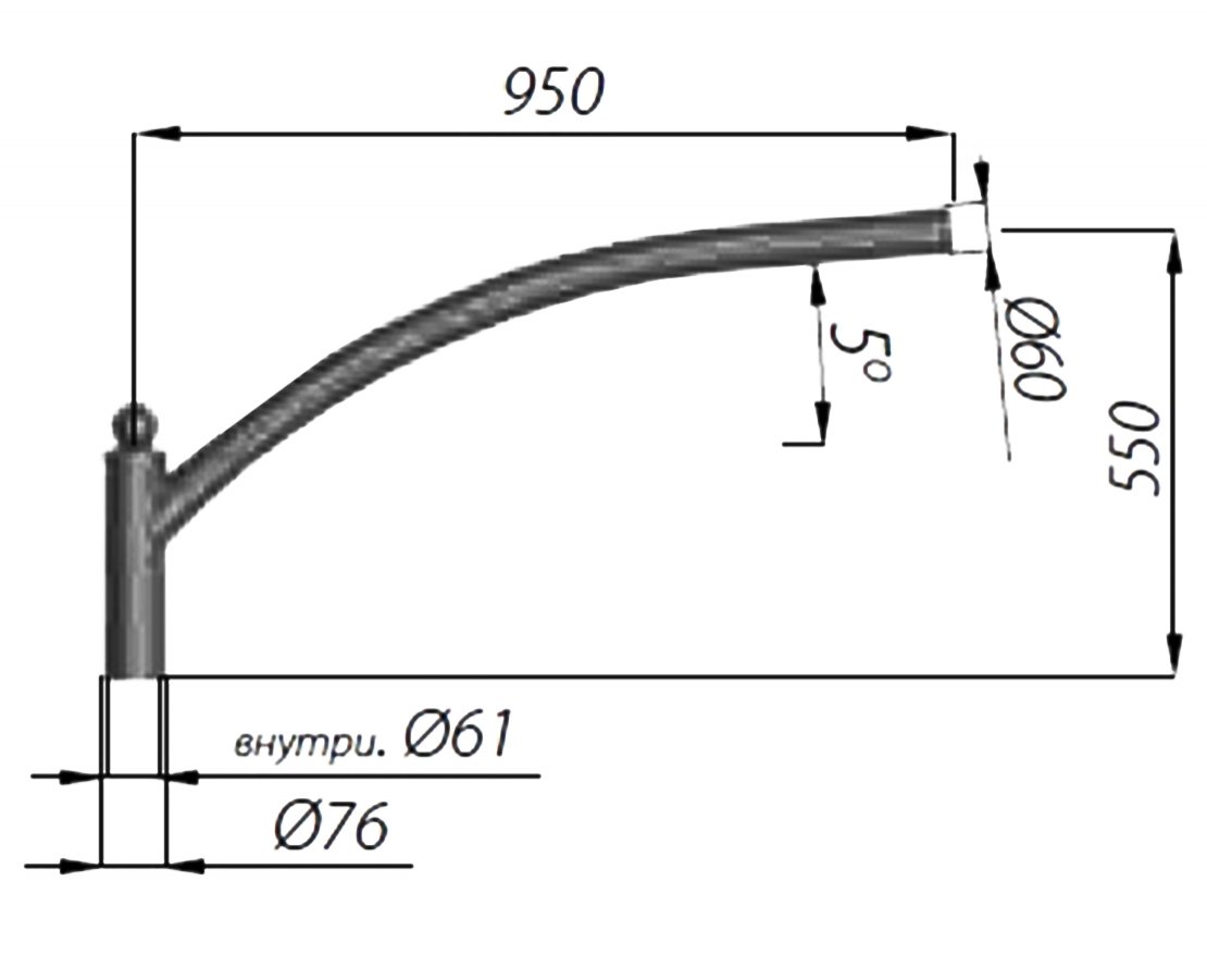 К54-А Кронштейн, навершие штамповка - вид 2