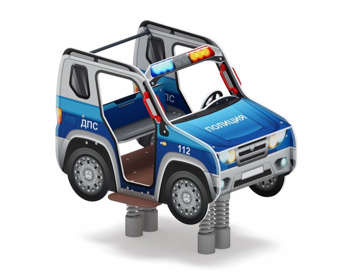 Качалка на пружине Вездеход полиции - вид 3