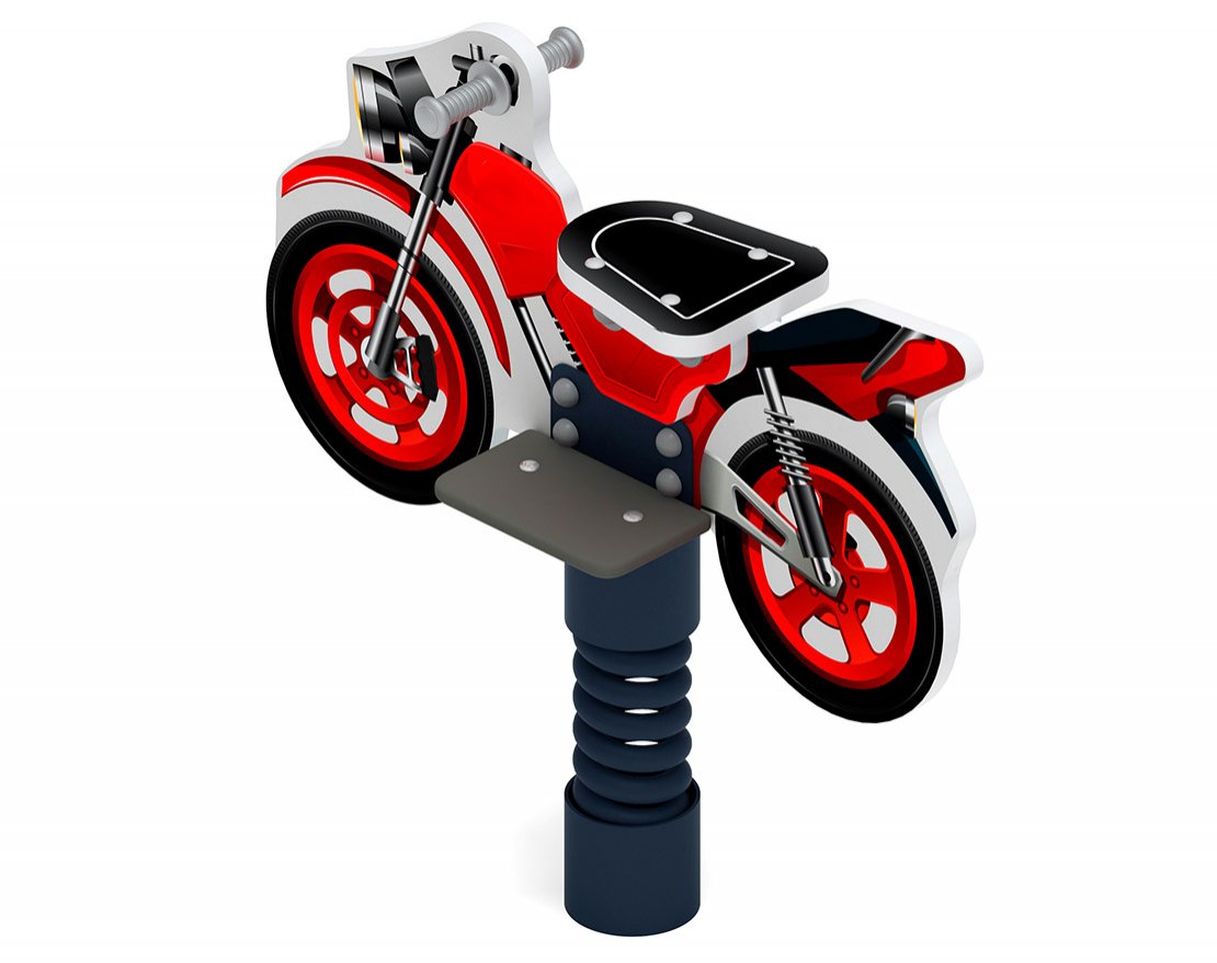 Качалка на пружине Байк 01 - вид 5