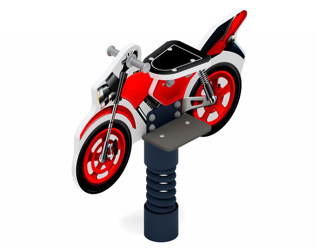 Качалка на пружине Байк 01 - вид 3