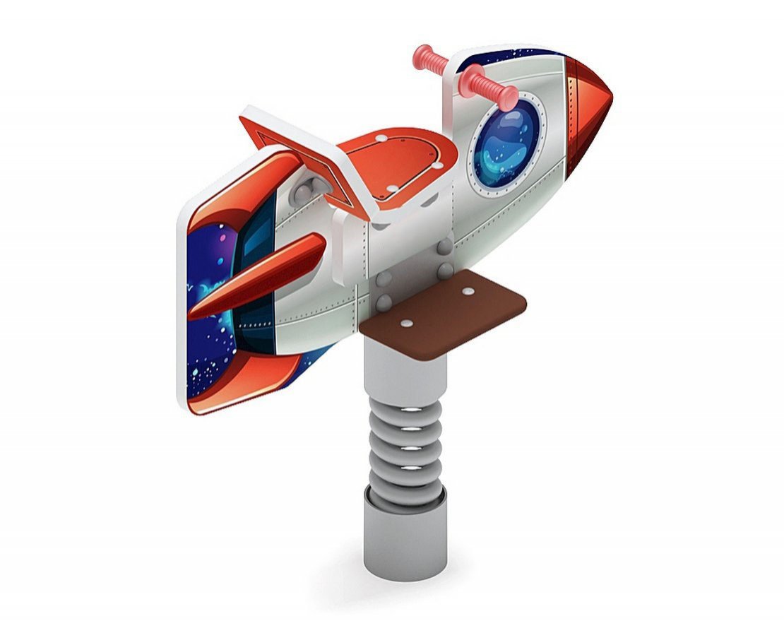 Качалка на пружине Звездолёт 1 - вид 3