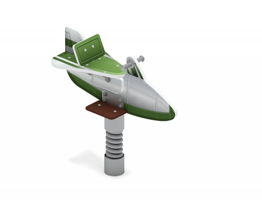 Качалка на пружине Крылатая машина 1 - вид 4