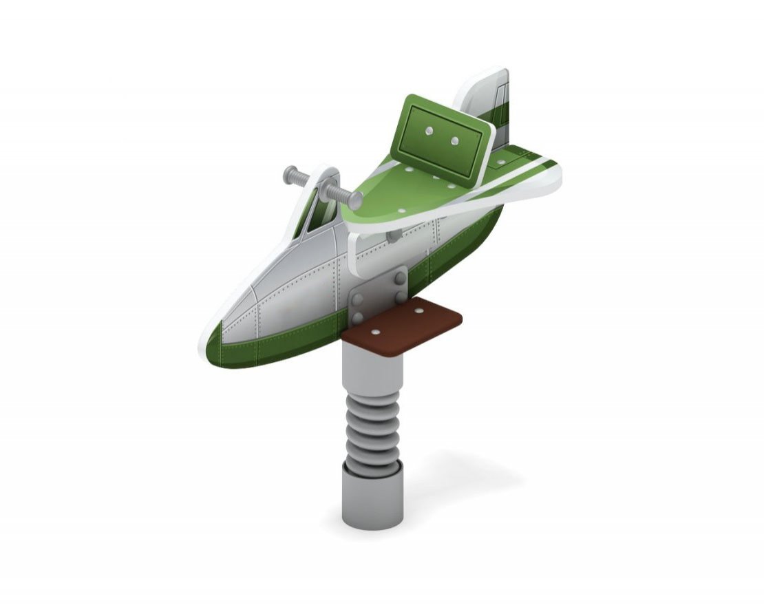 Качалка на пружине Крылатая машина 1 - вид 3