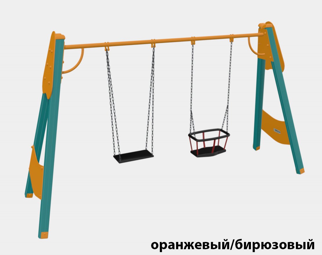 Качели деревянные TORUDA 01032 (лодочка и качель для малышей) - вид 2