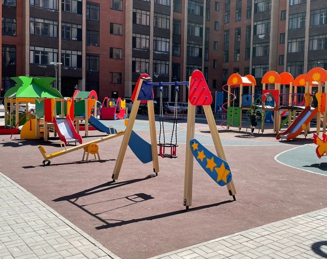 Качели Звездочет деревянные - вид 2