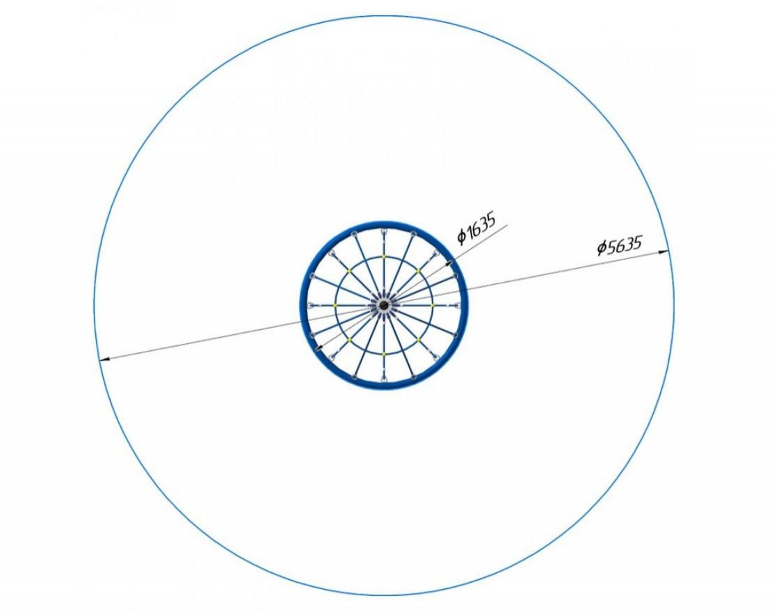 Карусель канатная Ёлочная вертушка 3 - вид 4