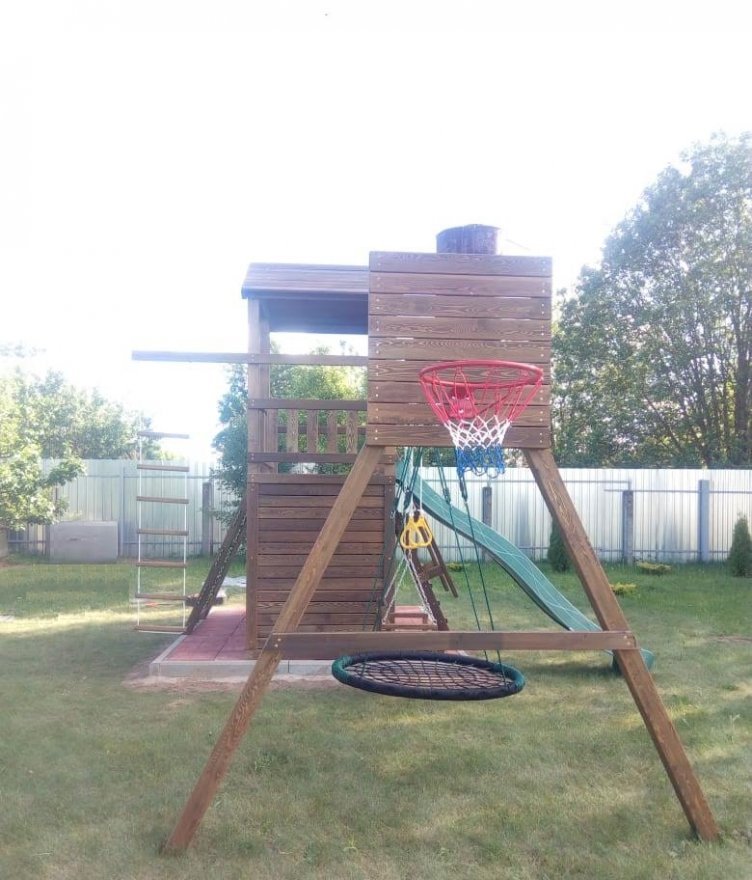 Кольцо баскетбольное серия TS со щитом модель 4 - вид 4