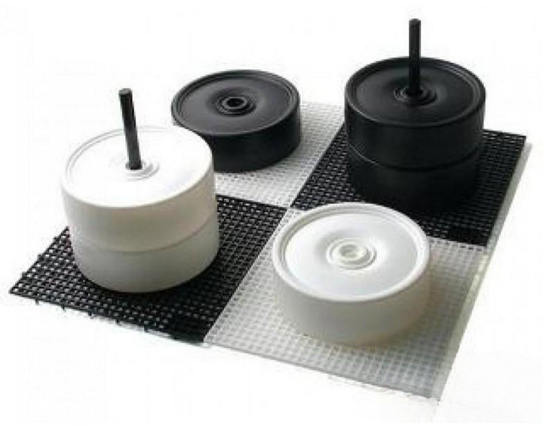 Комплект напольных шашек Больших без поля - вид 3