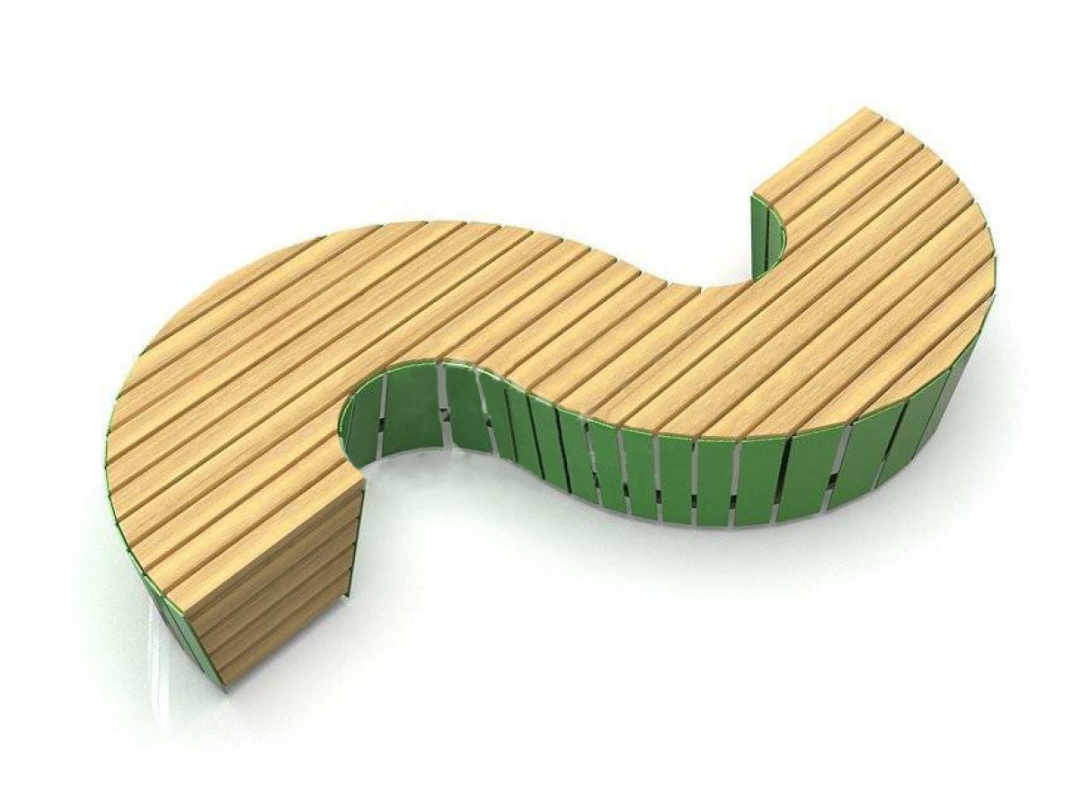 Модульная скамейка TORUDA 013 - вид 2