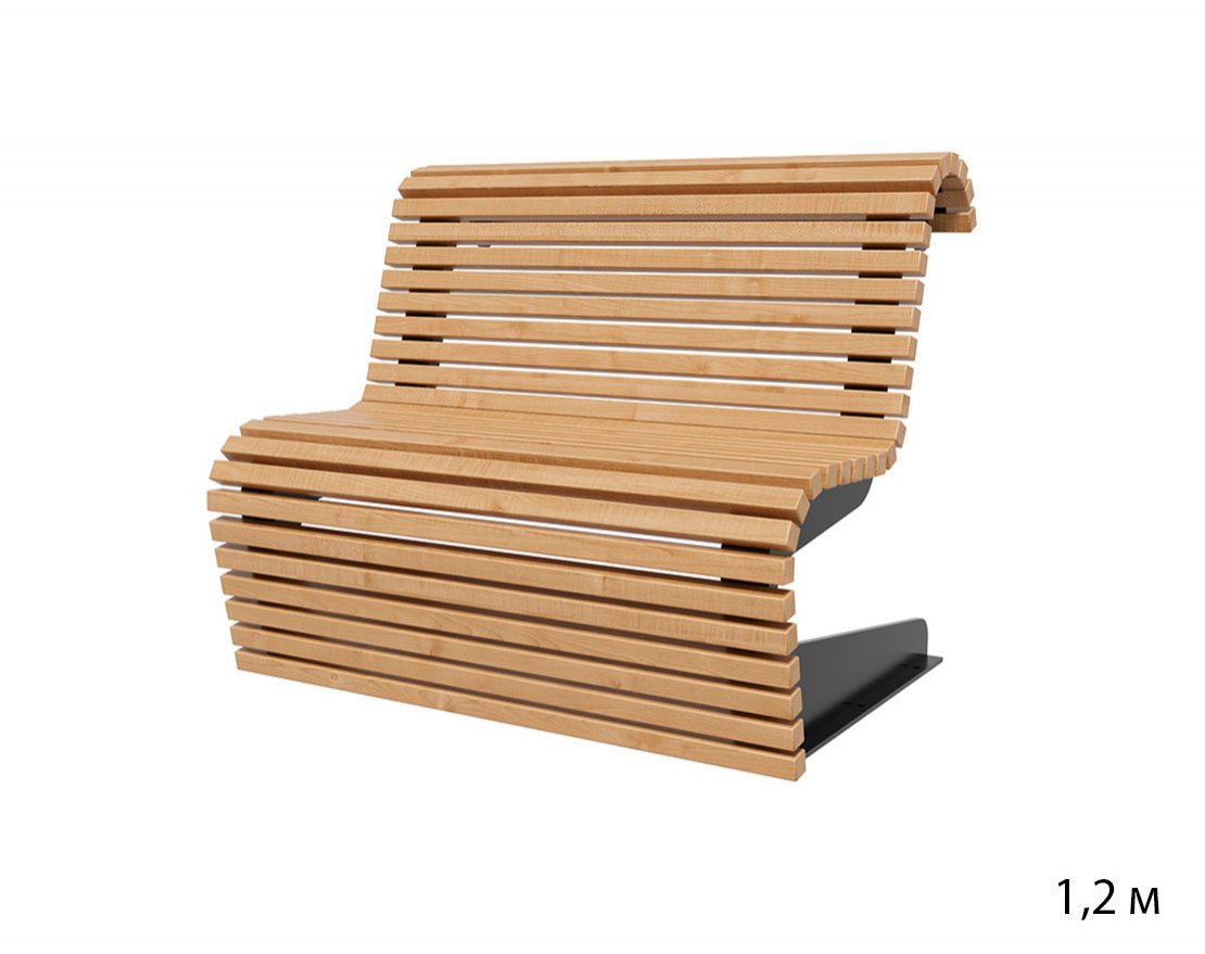 Скамейка «Творческий поток» - вид 3