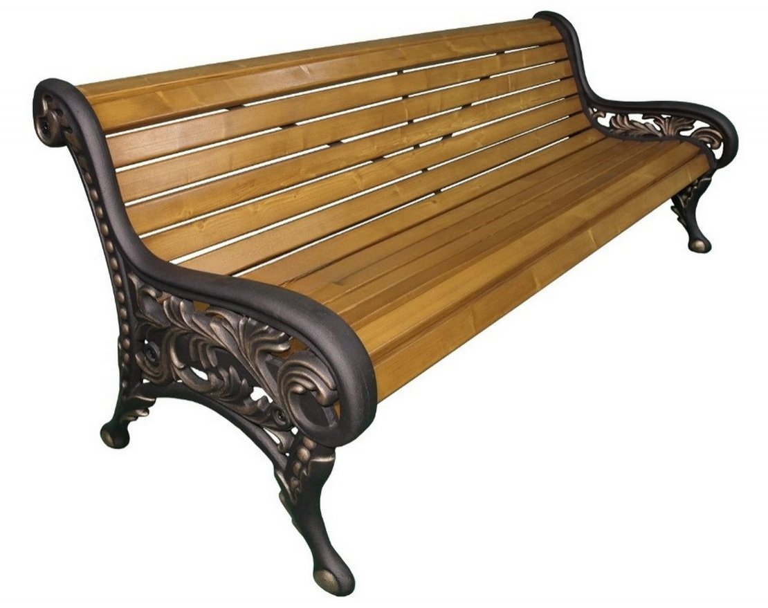 Парковая скамейка Новая Москва, Лиственница - вид 4