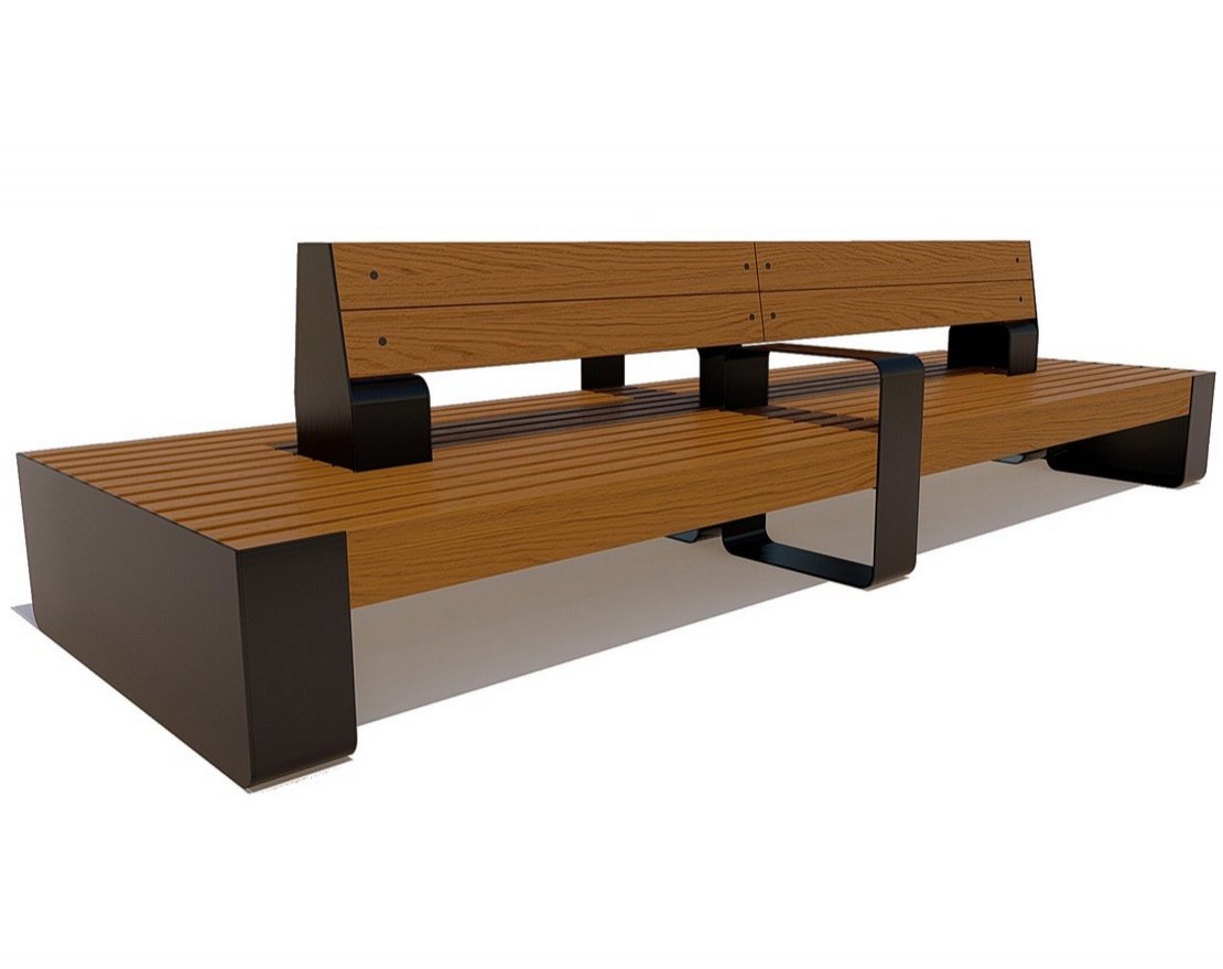 Парковая скамейка Островная - вид 5