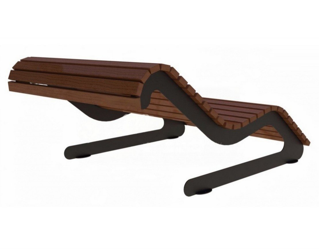 Парковый лежак Притяжение - вид 3