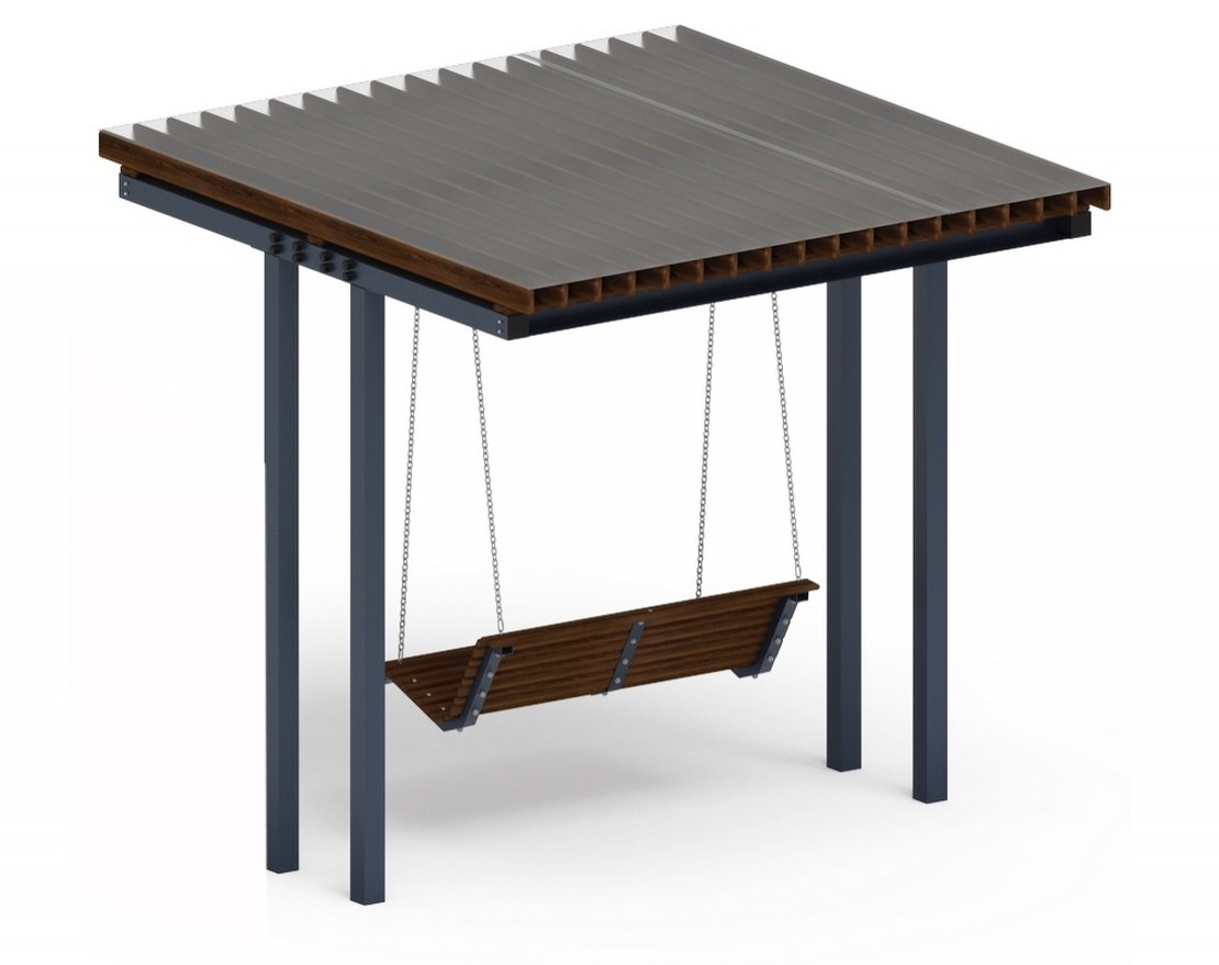 Пергола с диваном Рэст - вид 4