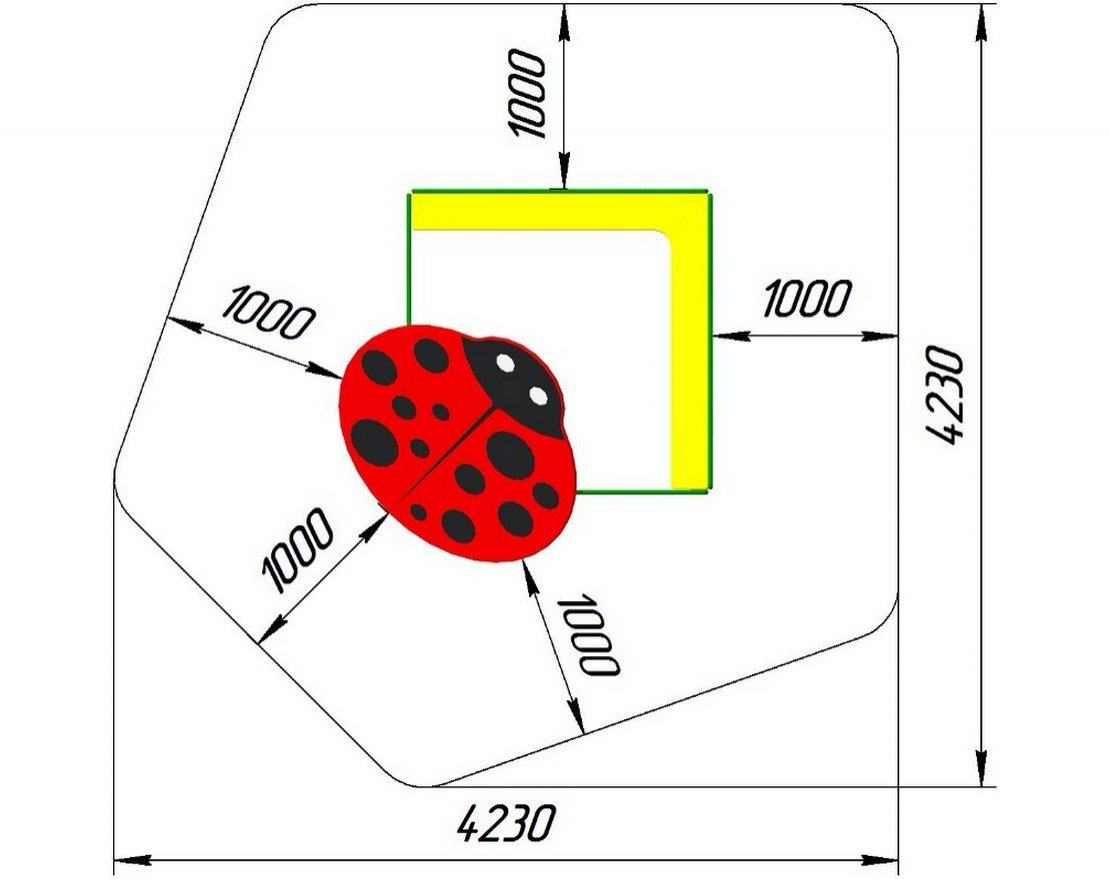 Песочница Кокцинеллида - вид 4